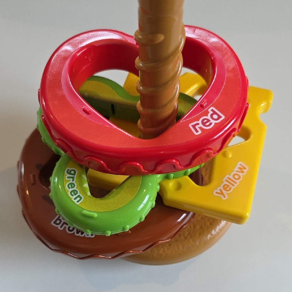 Toddler Toys - Leapfrog Stackable Burger Toy And Animal Push Cars - Picture 4 of 10